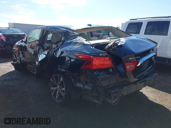 2016 Nissan Maxima SV with VIN 1N4AA6AP7GC435032, listed as a IAAI auction lot 41613039 with 104,274 mi miles and . Bid and sale history available at DreamBid. Image 3.