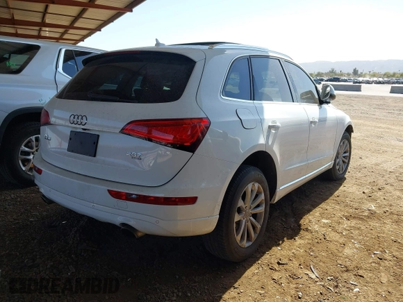 2013 Audi Q5 Premium Plus with VIN WA1LFAFP5DA058668, listed as a IAAI auction lot 41725352 with 133,183 mi miles and . Bid and sale history available at DreamBid. Image 4.