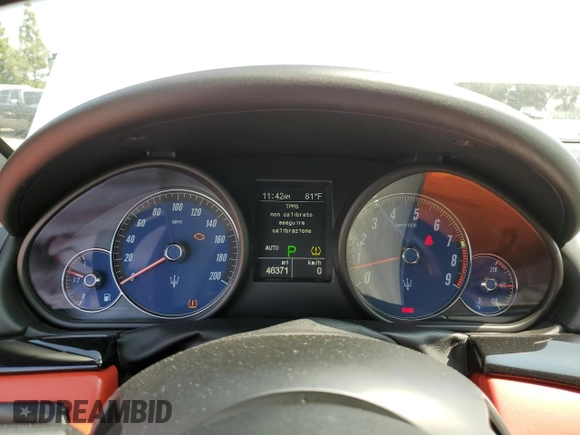 2018 Maserati GranTurismo Sport with VIN ZAM45VMA6J0278885, listed as a Copart auction lot 68682793 with 46,371 mi miles and . Bid and sale history available at DreamBid. Image 9.