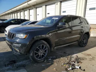 2020 Jeep Grand Cherokee Overland with VIN 1C4RJFCG8LC346736, listed as a Copart auction lot 85438054 with 47,824 mi miles and Salvage Title. Bid and sale history available at carsss.com. Image 1.