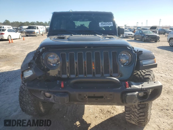 2020 Jeep Wrangler Unlimited Recon with VIN 1C4HJXFN0LW263201, listed as a Copart auction lot 85422434 with 73,405 mi miles and Salvage title. Bid and sale history available at DreamBid. Image 5.
