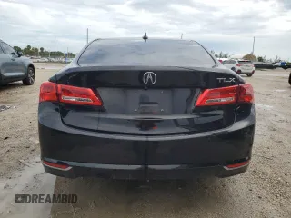 2019 Acura TLX with VIN 19UUB1F34KA003839, listed as a Copart auction lot 46696995 with 0 mi miles and Non Repairable. Bid and sale history available at carsss.com. Image 6.