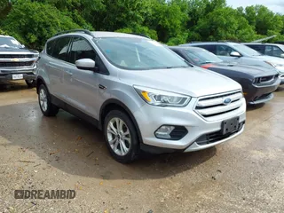 2018 Ford Escape SEL with VIN 1FMCU9HD6JUB24230, listed as a IAAI auction lot 42112408 with 104,447 mi miles. Bid and sale history available at carsss.com. Image 1.