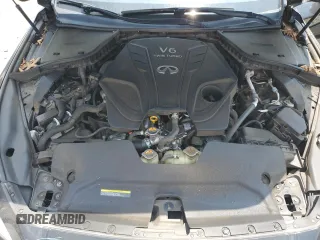 2021 Infiniti Q50 Luxe with VIN JN1EV7BR5MM752693, listed as a Copart auction lot 60027225 with 74,398 mi miles and Salvage title. Bid and sale history available at DreamBid. Image 11.