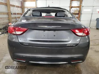 2016 Chrysler 200 C with VIN 1C3CCCEG3GN148155, listed as a Copart auction lot 45572735 with 0 mi miles and Non Repairable. Bid and sale history available at carsss.com. Image 6.