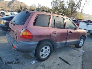 2003 Hyundai Santa Fe GLS with VIN KM8SC73D83U341520, listed as a Copart auction lot 84352084 with 43,421 mi miles and Clean Title. Bid and sale history available at carsss.com. Image 3.