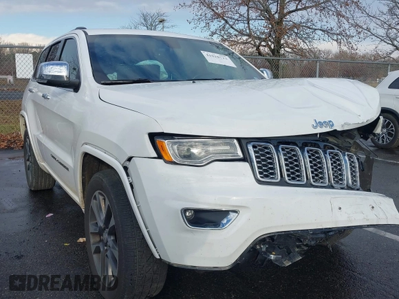 2017 Jeep Grand Cherokee Overland with VIN 1C4RJFCG3HC804190, listed as a IAAI auction lot 41010723 with 98,768 mi miles. Bid and sale history available at carsss.com. Image 1.