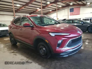 2025 Buick Encore GX Sport Touring with VIN KL4AMESL1SB053935, listed as a Copart auction lot 63079715 with 3,547 mi miles and Salvage title. Bid and sale history available at DreamBid. Image 4.