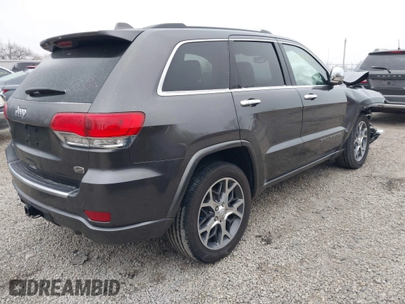 2019 Jeep Grand Cherokee Overland with VIN 1C4RJFCG6KC845761, listed as a IAAI auction lot 41542623 with 11,558 mi miles. Bid and sale history available at carsss.com. Image 4.