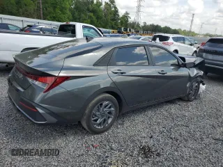 2024 Hyundai Elantra SEL with VIN KMHLM4DG3RU733337, listed as a Copart auction lot 51287045 with 26,590 mi miles and Non Repairable. Bid and sale history available at carsss.com. Image 3.