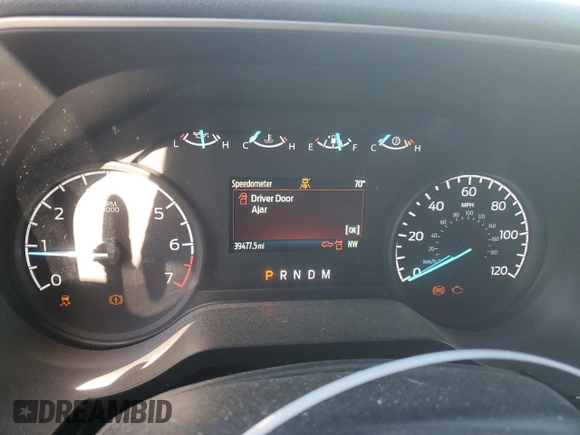 2023 Ford F-150 XL with VIN 1FTEW1CP9PKD57520, listed as a Copart auction lot 50247595 with 39,477 mi miles and Salvage Title. Bid and sale history available at carsss.com. Image 9.
