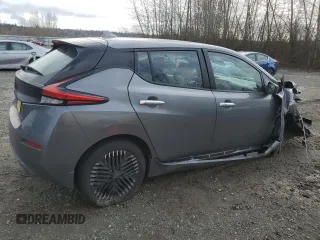 2024 Nissan LEAF SV PLUS with VIN 1N4CZ1CV0RC550736, listed as a Copart auction lot 47863775 with 7,423 mi miles and Salvage Title. Bid and sale history available at carsss.com. Image 3.