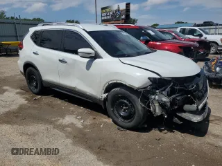 2017 Nissan Rogue SV with VIN KNMAT2MT3HP579306, listed as a Copart auction lot 54263045 with 114,508 mi miles and Salvage title. Bid and sale history available at DreamBid. Image 4.