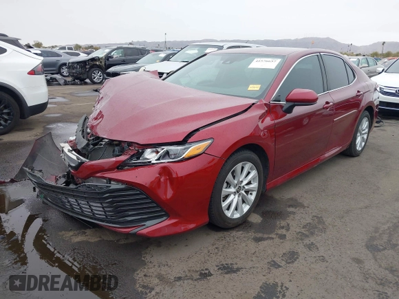 2020 Toyota Camry LE with VIN 4T1C11AK0LU954420, listed as a IAAI auction lot 41576657 with 56,863 mi miles. Bid and sale history available at carsss.com. Image 17.