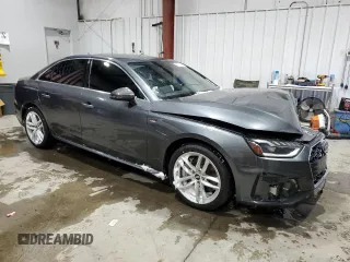2020 Audi A4 Premium Plus with VIN WAUENAF46LN008471, listed as a Copart auction lot 45737095 with 81,183 mi miles and Salvage title. Bid and sale history available at DreamBid. Image 4.