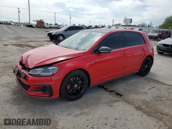 2021 Volkswagen Golf GTI S with VIN 3VW6T7AU0MM009096, listed as a Copart auction lot 50354084 with 23,565 mi miles. Bid and sale history available at carsss.com. Image 1.