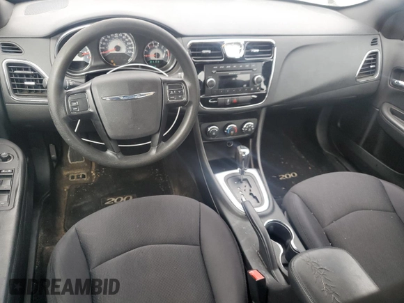 2013 Chrysler 200 LX with VIN 1C3CCBAB2DN691271, listed as a Copart auction lot 51626175 with 200,423 mi miles and Clean Title. Bid and sale history available at carsss.com. Image 8.