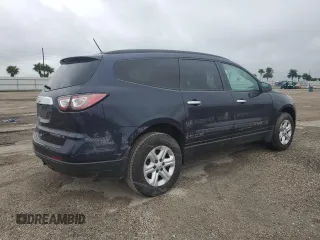 2015 Chevrolet Traverse LS z VIN 1GNKRFED6FJ113457, wystawiony jako Copart lot #74671954 z przebiegiem Nie podano mil oraz Szkoda całkowita • Salvage title. Historia ofert i sprzedaży dostępna na DreamBid. Obrazek 3.