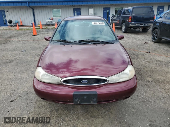 1999 Ford Contour with VIN 1FAFP653XXK231570, listed as a Copart auction lot 70575674 with 120,770 mi miles and Clean title. Bid and sale history available at DreamBid. Image 5.