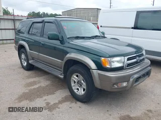 2000 Toyota 4Runner Limited with VIN JT3GN87RXY0163743, listed as a IAAI auction lot 42142809 with 185,320 mi miles and . Bid and sale history available at DreamBid. Image 1.