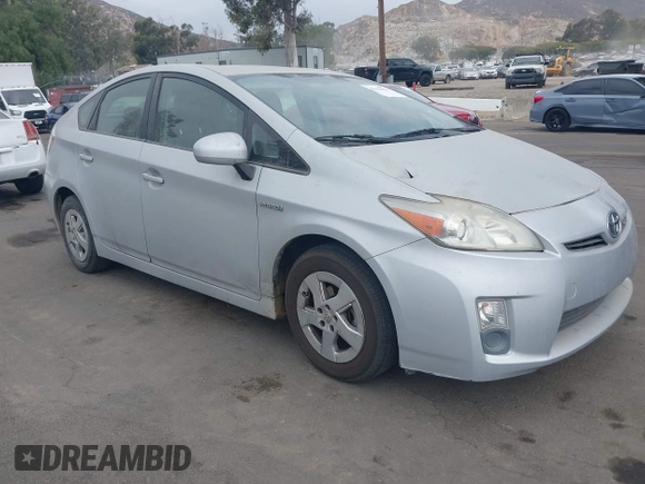 2010 Toyota Prius II with VIN JTDKN3DU7A5177691, listed as a IAAI auction lot 42118814 with 194,472 mi miles. Bid and sale history available at carsss.com. Image 1.