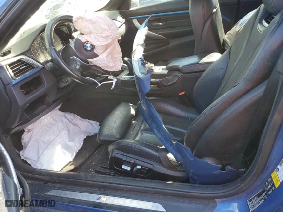 2016 BMW 4 Series 428i xDrive with VIN WBA3T1C53GP821786, listed as a Copart auction lot 41824555 with 0 mi miles and Salvage Title. Bid and sale history available at carsss.com. Image 7.
