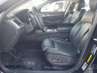 2018 Genesis G80 5.0L Ultimate with VIN KMHGN4JF4JU228941, listed as a Copart auction lot 75126194 with 61,704 mi miles and Non Repairable. Bid and sale history available at carsss.com. Image 7.