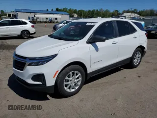 2024 Chevrolet Equinox LS with VIN 3GNAXSEG3RL223920, listed as a Copart auction lot 54757485 with 8,921 mi miles and Salvage title. Bid and sale history available at DreamBid. Image 1.