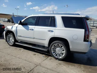2019 Cadillac Escalade Platinum with VIN 1GYS4DKJ7KR277778, listed as a Copart auction lot 80351154 with 64,325 mi miles and Salvage Title. Bid and sale history available at carsss.com. Image 2.