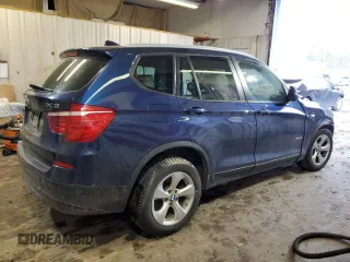 2011 BMW X3 28i with VIN 5UXWX5C5XBL700053, listed as a Copart auction lot 47085185 with 126,929 mi miles and Salvage Title. Bid and sale history available at carsss.com. Image 3.