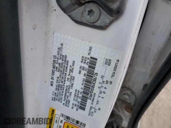2016 Ford Fusion SE with VIN 3FA6P0HD8GR286726, listed as a Copart auction lot 82777224 with 121,414 mi miles and Salvage Title. Bid and sale history available at DreamBid. Image 12.