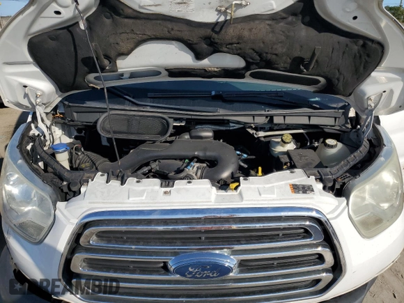 2015 Ford Transit Cargo with VIN 1FTNR1CM6FKA25420, listed as a Copart auction lot 43948105 with 82,221 mi miles and Salvage Title. Bid and sale history available at carsss.com. Image 13.
