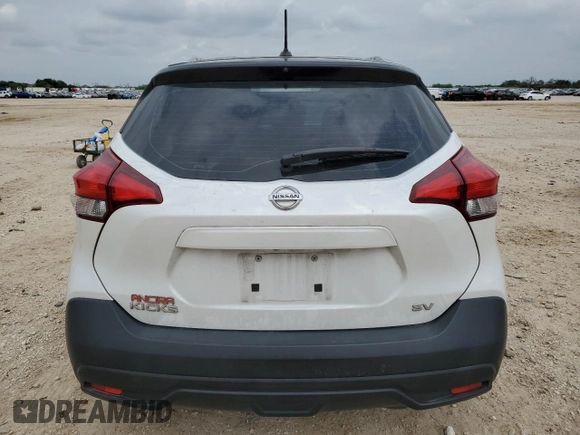 2019 Nissan Kicks SR with VIN 3N1CP5CU7KL516370, listed as a Copart auction lot 54486635 with 112,250 mi miles and Salvage Title. Bid and sale history available at carsss.com. Image 6.