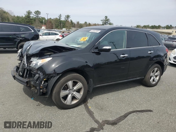 2013 Acura MDX with VIN 2HNYD2H22DH500813, listed as a Copart auction lot 52652285 with 175,244 mi miles and Non repairable. Bid and sale history available at DreamBid. Image 1.