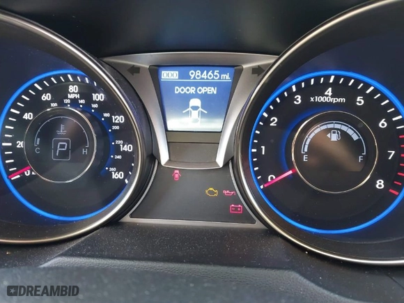 2013 Hyundai Genesis Coupe 2.0T Premium with VIN KMHHT6KD9DU104347, listed as a IAAI auction lot 41567162 with 98,465 mi miles. Bid and sale history available at carsss.com. Image 7.
