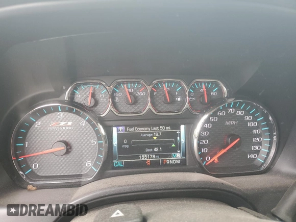 2016 Chevrolet Silverado 1500 LT with VIN 1GCVKREC4GZ390792, listed as a Copart auction lot 52579875 with 155,178 mi miles and Salvage Title. Bid and sale history available at DreamBid. Image 9.