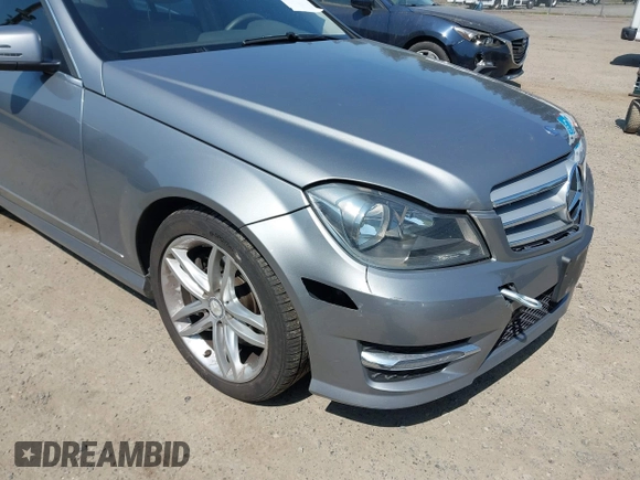 2013 Mercedes-Benz C-Class C 300 Sport with VIN WDDGF8AB7DG100594, listed as a IAAI auction lot 42108135 with 135,190 mi miles. Bid and sale history available at carsss.com. Image 6.