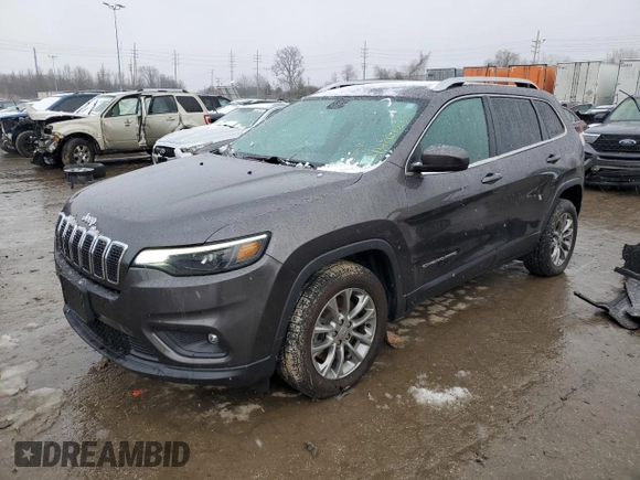 2020 Jeep Cherokee Latitude Plus with VIN 1C4PJLLB1LD535782, listed as a Copart auction lot 44261835 with 47,638 mi miles and Clean Title. Bid and sale history available at carsss.com. Image 1.