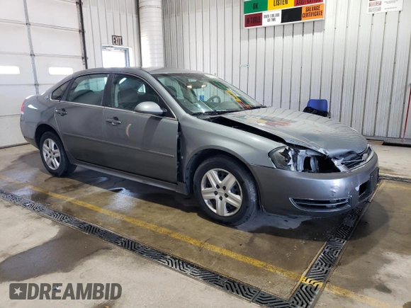2009 Chevrolet Impala LS with VIN 2G1WB57N691128496, listed as a Copart auction lot 54211565 with 247,617 mi miles and Salvage Title. Bid and sale history available at DreamBid. Image 4.