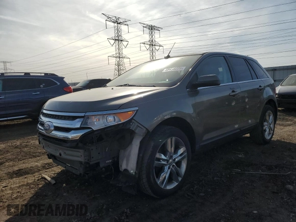 2013 Ford Edge Limited with VIN 2FMDK3KC8DBC65270, listed as a Copart auction lot 48434225 with 172,333 mi miles and Salvage Title. Bid and sale history available at carsss.com. Image 1.