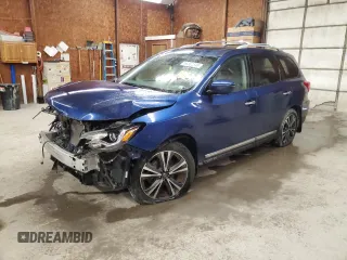 2020 Nissan Pathfinder Platinum z VIN 5N1DR2DM0LC576363, wystawiony jako Copart lot #56352345 z przebiegiem 175 995 mil mil oraz Szkoda całkowita • Salvage title. Historia ofert i sprzedaży dostępna na DreamBid. Obrazek 1.