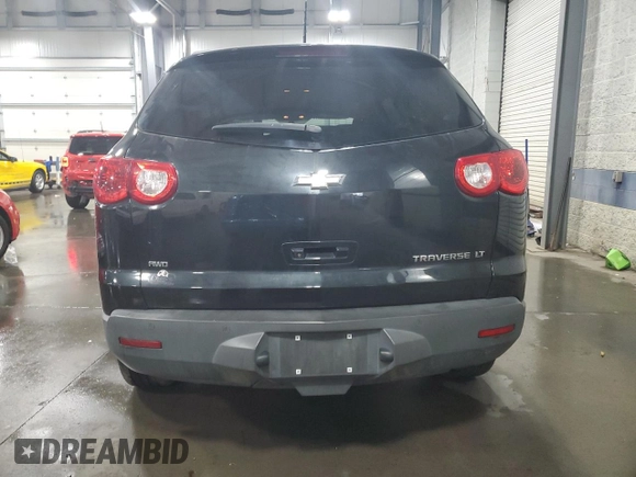 2012 Chevrolet Traverse 1LT z VIN 1GNKVGEDXCJ208097, wystawiony jako Copart lot #70720964 z przebiegiem 123 471 mil mil oraz Szkoda całkowita • Salvage title. Historia ofert i sprzedaży dostępna na DreamBid. Obrazek 6.