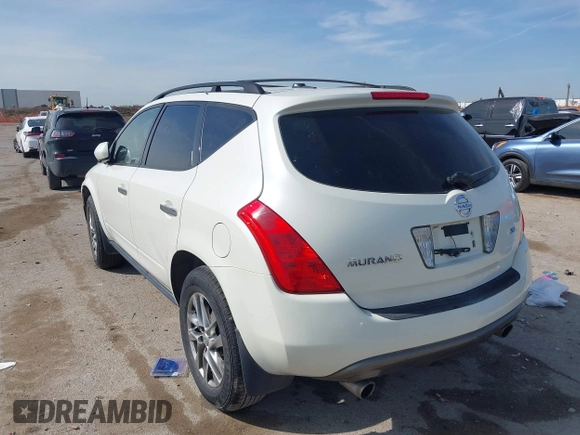 2004 Nissan Murano SL z VIN JN8AZ08T34W220197, wystawiony jako IAAI lot #41883106 z przebiegiem 190 948 mil mil oraz . Historia ofert i sprzedaży dostępna na DreamBid. Obrazek 3.