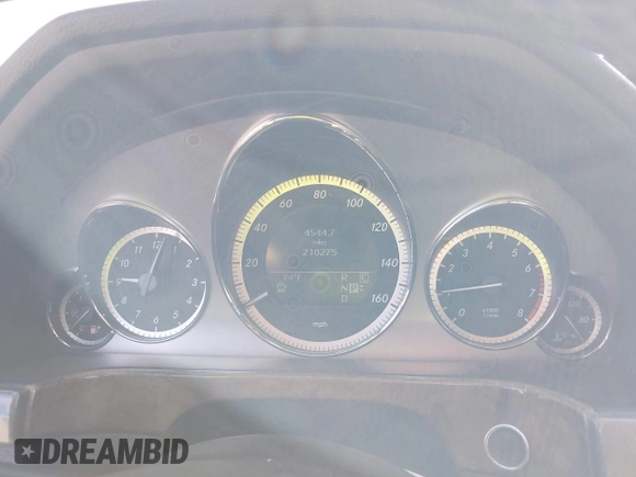 2010 Mercedes-Benz E 350 Luxury with VIN WDDHF5GB5AA078880, listed as a IAAI auction lot 42590907 with 210,275 mi miles and . Bid and sale history available at DreamBid. Image 7.