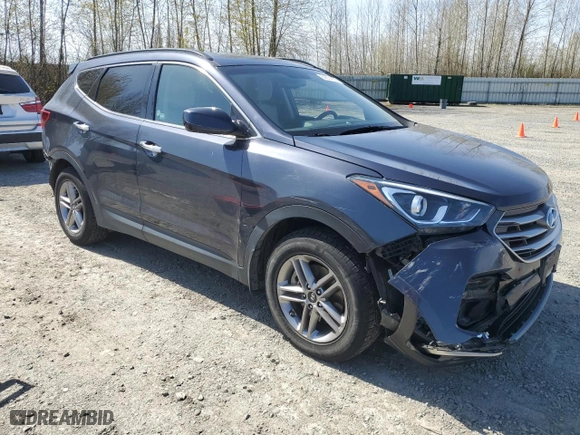 2017 Hyundai Santa Fe Sport 2.4L with VIN 5NMZUDLB8HH021142, listed as a Copart auction lot 51974305 with 87,398 mi miles and Salvage Title. Bid and sale history available at carsss.com. Image 4.