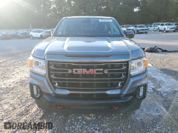 2021 GMC Canyon 4WD AT4 w/Leather with VIN 1GTG6FEN7M1156069, listed as a Copart auction lot 89345225 with 66,164 mi miles and Salvage Title. Bid and sale history available at carsss.com. Image 5.