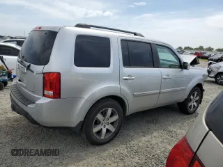 2012 Honda Pilot Touring with VIN 5FNYF3H92CB011089, listed as a Copart auction lot 52822085 with Not Provided miles and Salvage Title. Bid and sale history available at carsss.com. Image 3.