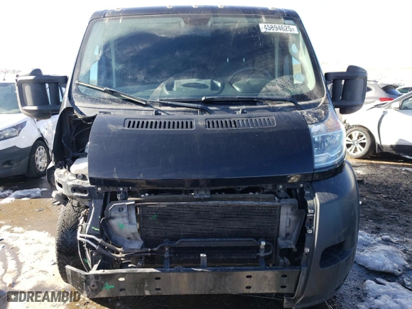 2019 Ram ProMaster Cargo Van with VIN 3C6TRVAG6KE511399, listed as a Copart auction lot 45894625 with 47,979 mi miles and Salvage Title. Bid and sale history available at carsss.com. Image 5.