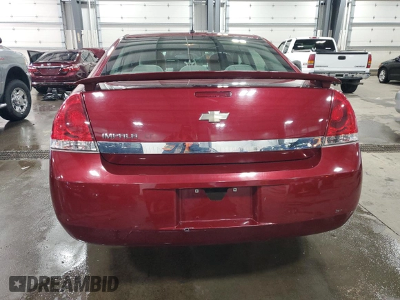 2009 Chevrolet Impala LT with VIN 2G1WT57N991152823, listed as a Copart auction lot 51926705 with 110,726 mi miles and Salvage Title. Bid and sale history available at DreamBid. Image 6.