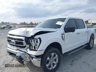 2021 Ford F-150 XL with VIN 1FTEW1EP8MKE37660, listed as a IAAI auction lot 41724059 with 45,596 mi miles. Bid and sale history available at carsss.com. Image 6.